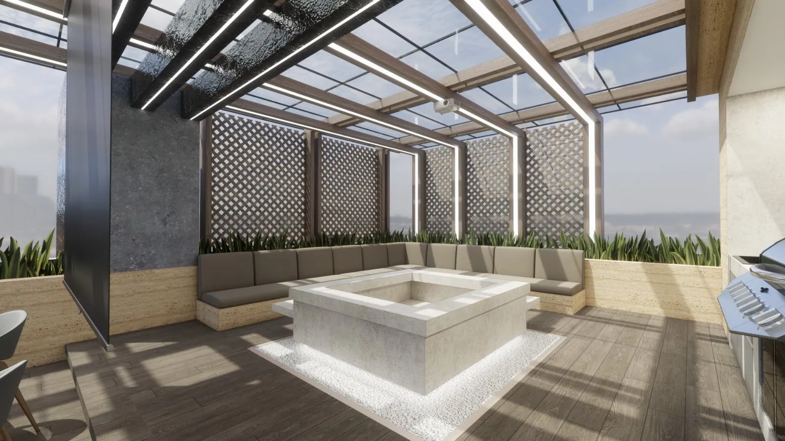Modern Contemporary residential Interior Design & 3D Visualization by Kloche Interiors at Kamiti Ridge Residence, Kiambu — view 15