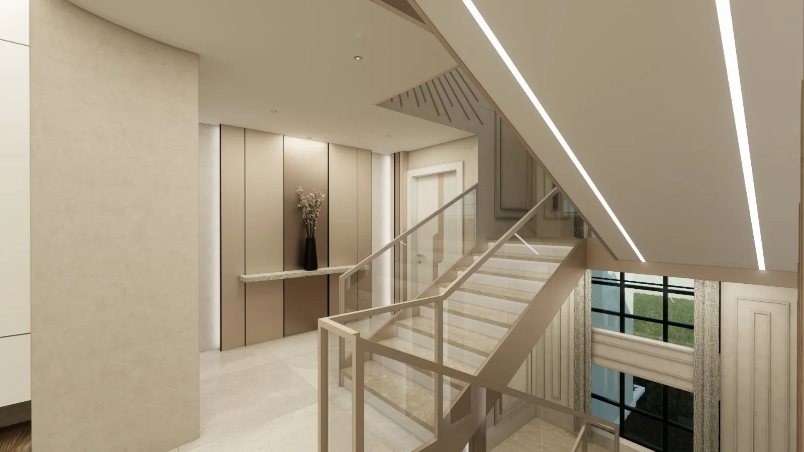 Modern Contemporary residential Interior Design & 3D Visualization by Kloche Interiors at Kamiti Ridge Residence, Kiambu — view 5