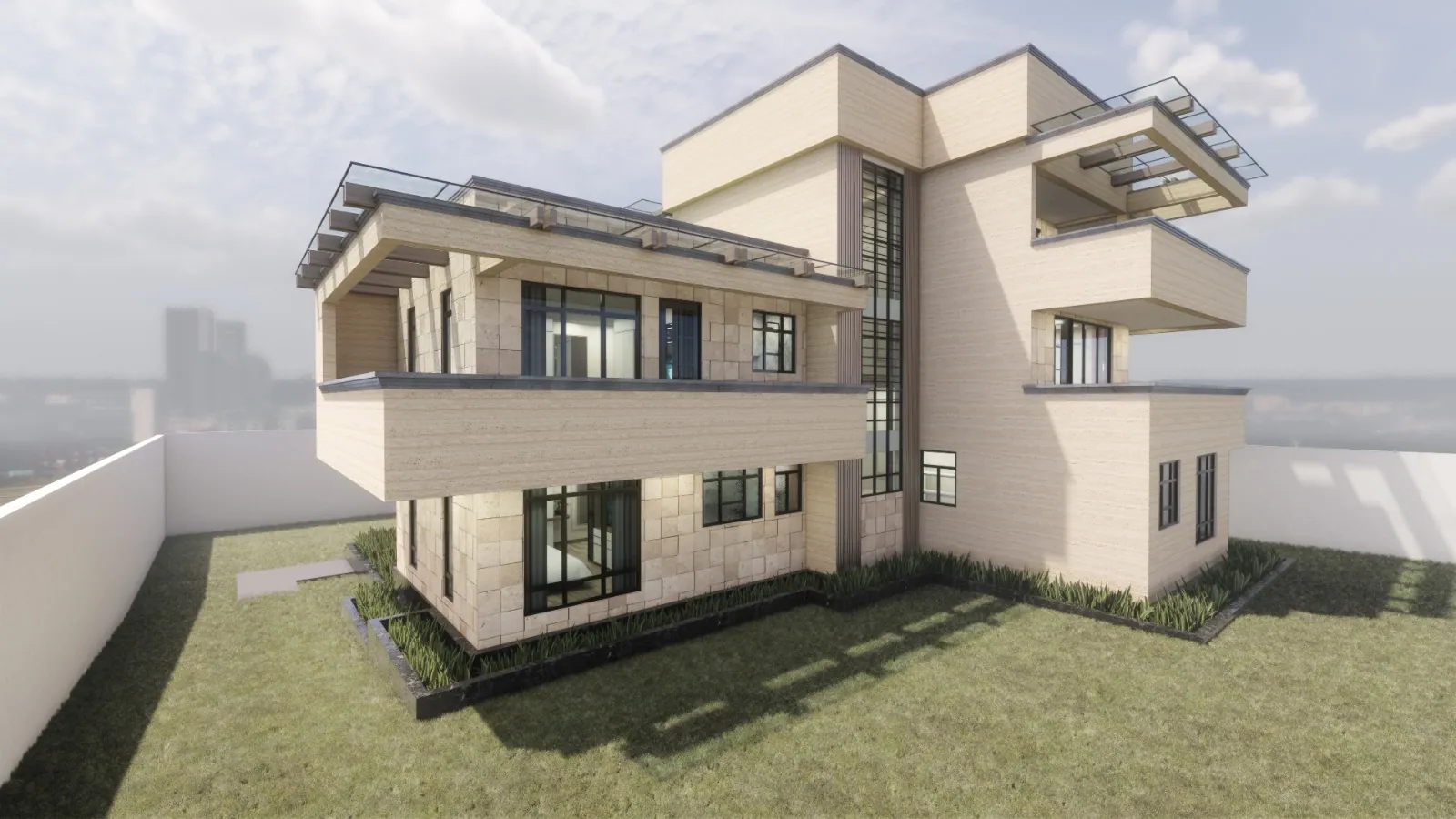 Modern Contemporary residential Interior Design & 3D Visualization by Kloche Interiors at Kamiti Ridge Residence, Kiambu — view 41