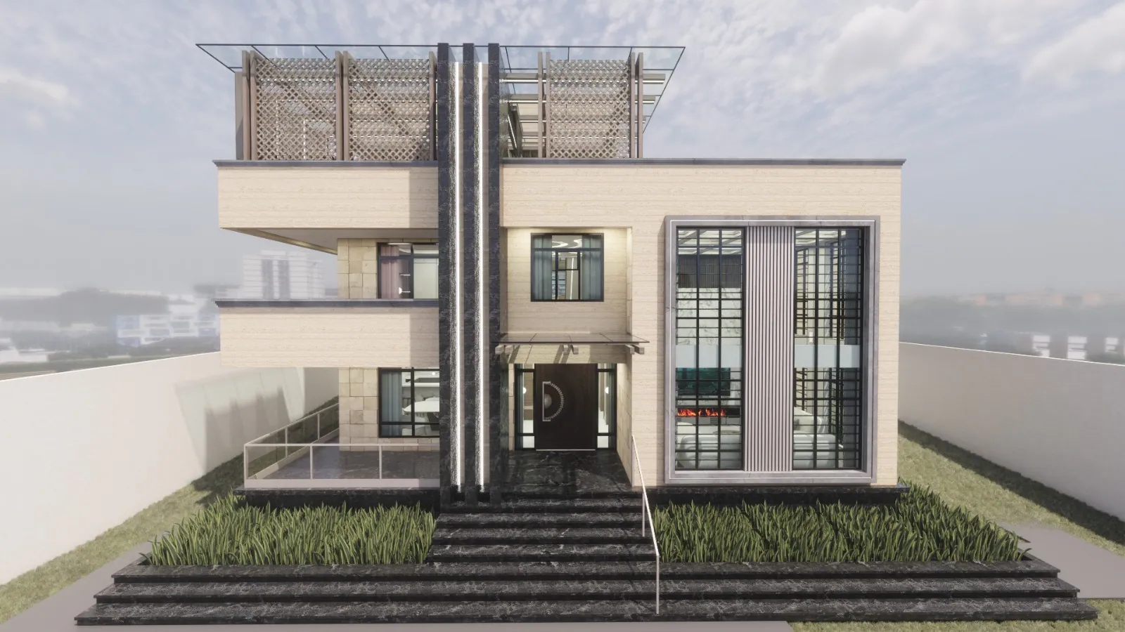 Modern Contemporary residential Interior Design & 3D Visualization by Kloche Interiors at Kamiti Ridge Residence, Kiambu — view 49