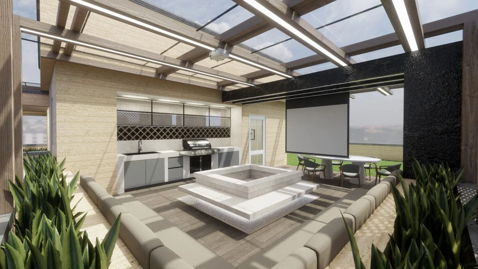 Modern Contemporary residential Interior Design & 3D Visualization by Kloche Interiors at Kamiti Ridge Residence, Kiambu — view 16