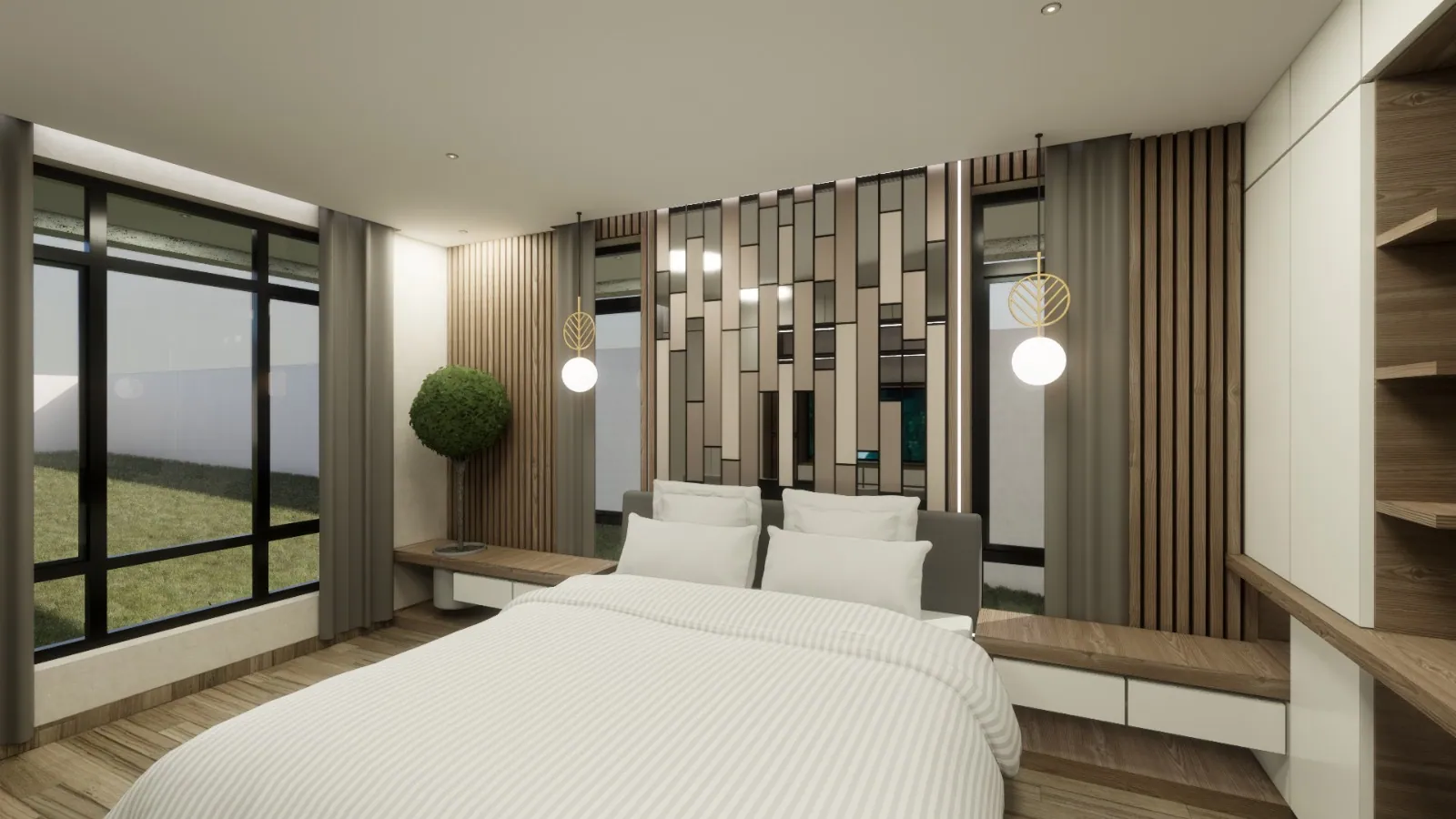 Modern Contemporary residential Interior Design & 3D Visualization by Kloche Interiors at Kamiti Ridge Residence, Kiambu — view 22
