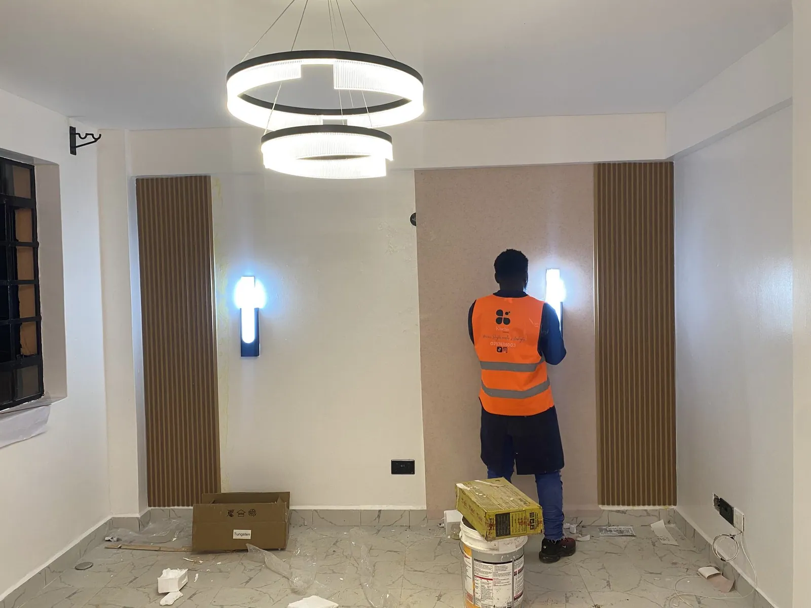 Modern. residential Interior Renovation & Makeover by Kloche Interiors at Mid-View Apartment Makeover, Thindigua, Kiambu — view 43