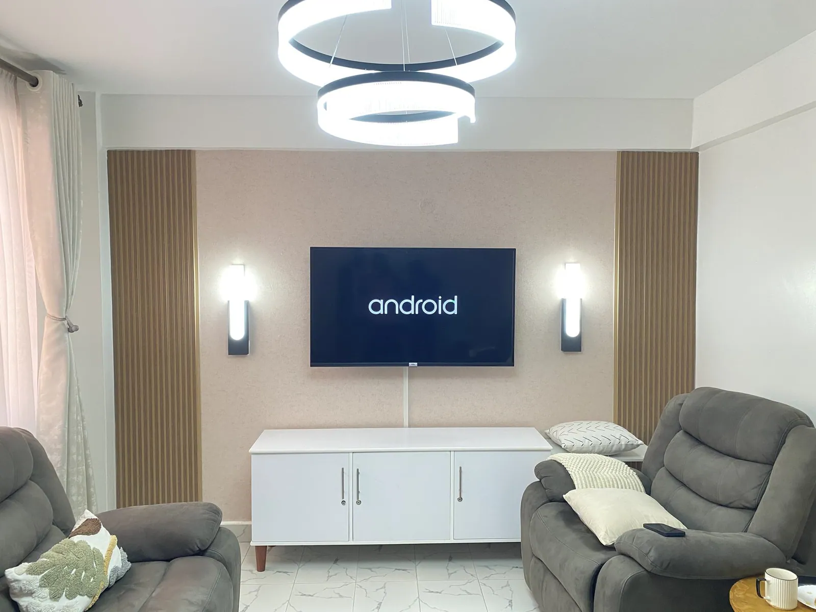 Modern. residential Interior Renovation & Makeover by Kloche Interiors at Mid-View Apartment Makeover, Thindigua, Kiambu — view 2