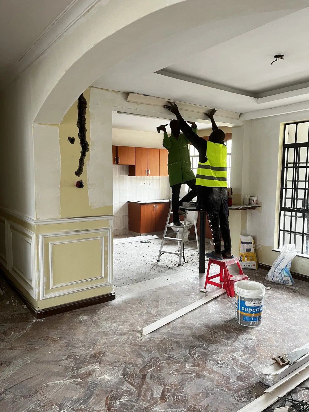 Modern Contemporary interior Finishes by Kloche Interiors at Tottenham Apartment Make-over, Lavington, Nairobi — view 16