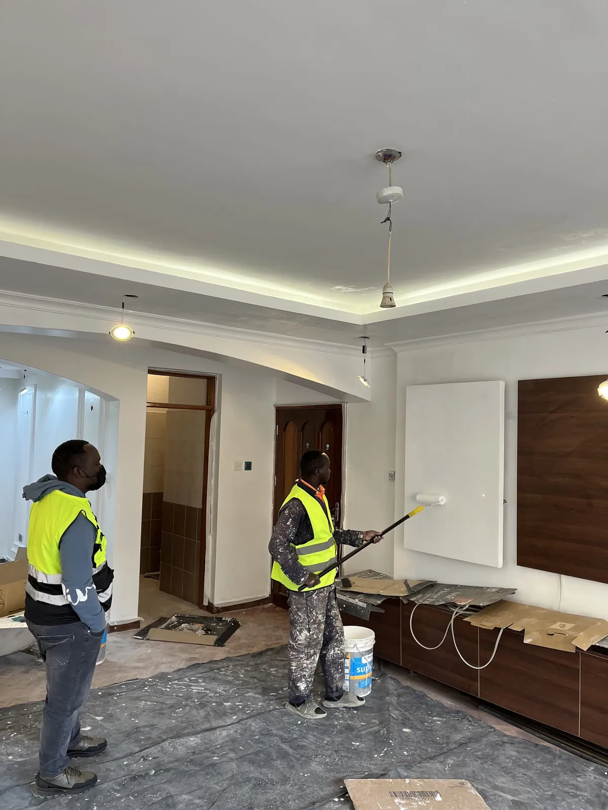 Modern Contemporary interior Finishes by Kloche Interiors at Tottenham Apartment Make-over, Lavington, Nairobi — view 22