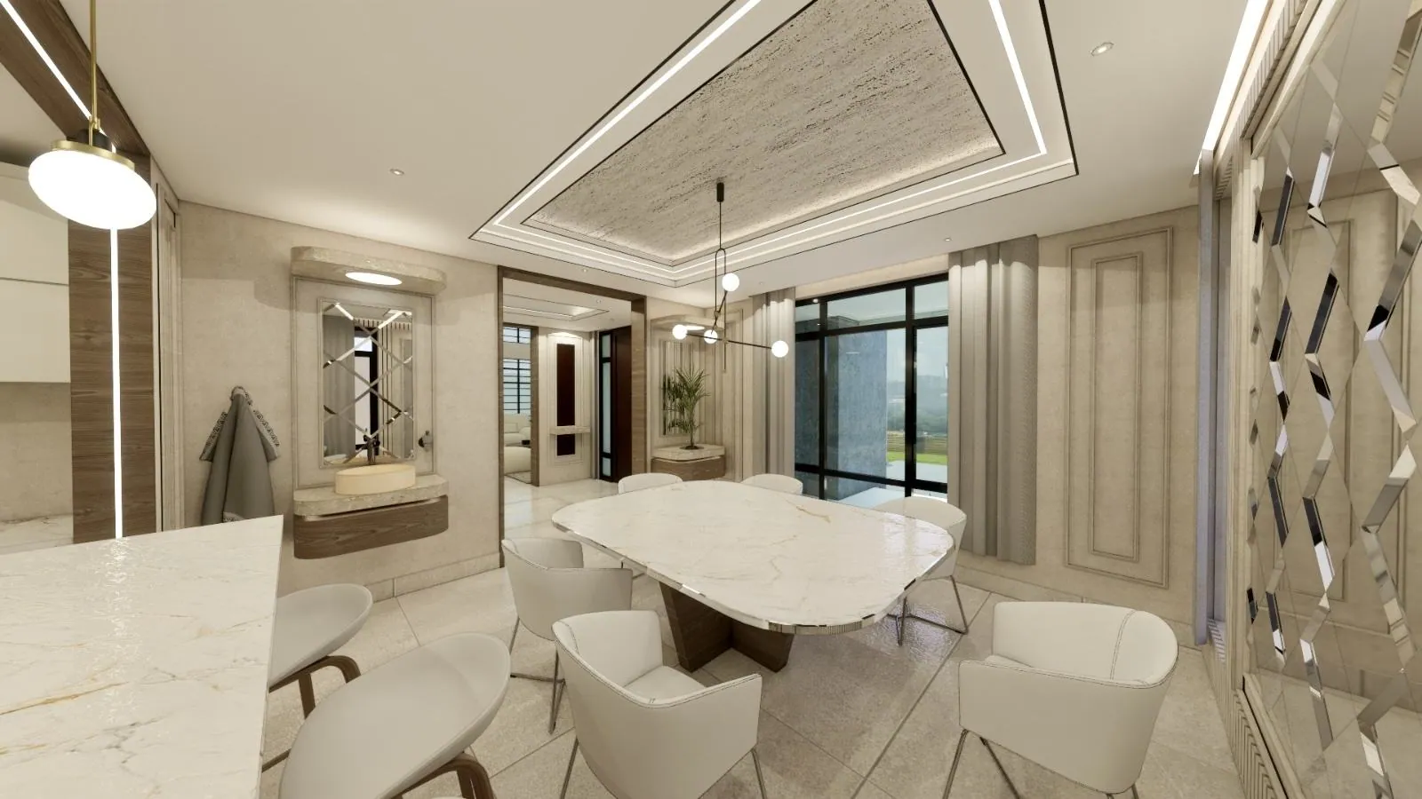 Modern Contemporary residential Interior Design & 3D Visualization by Kloche Interiors at Kamiti Ridge Residence, Kiambu — view 72